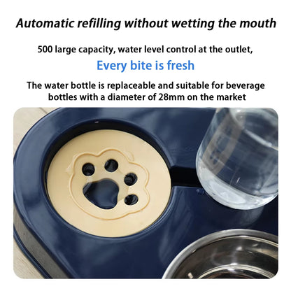 PawMate DuoFlow Feeder – Spill-Free Feeding & Hydration Station for Pets