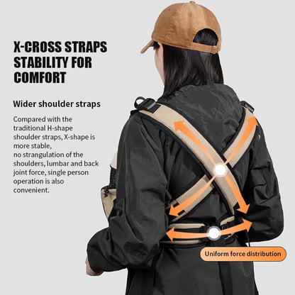 Pet Front Carry Chest Backpack – Stylish, Secure & Super Comfortable for Outdoor Adventures